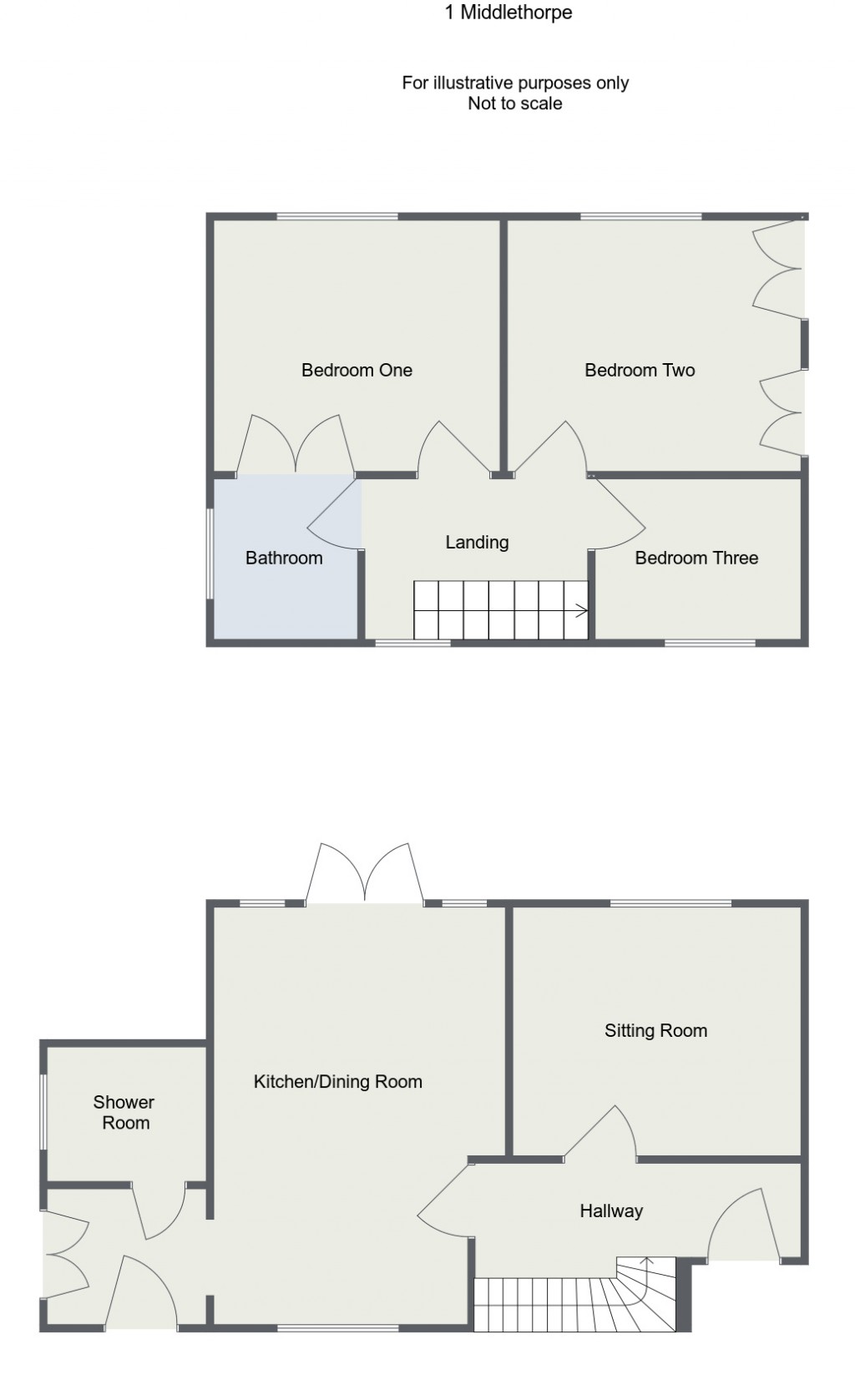Floorplans For Middlethorpe, Lois Weedon
