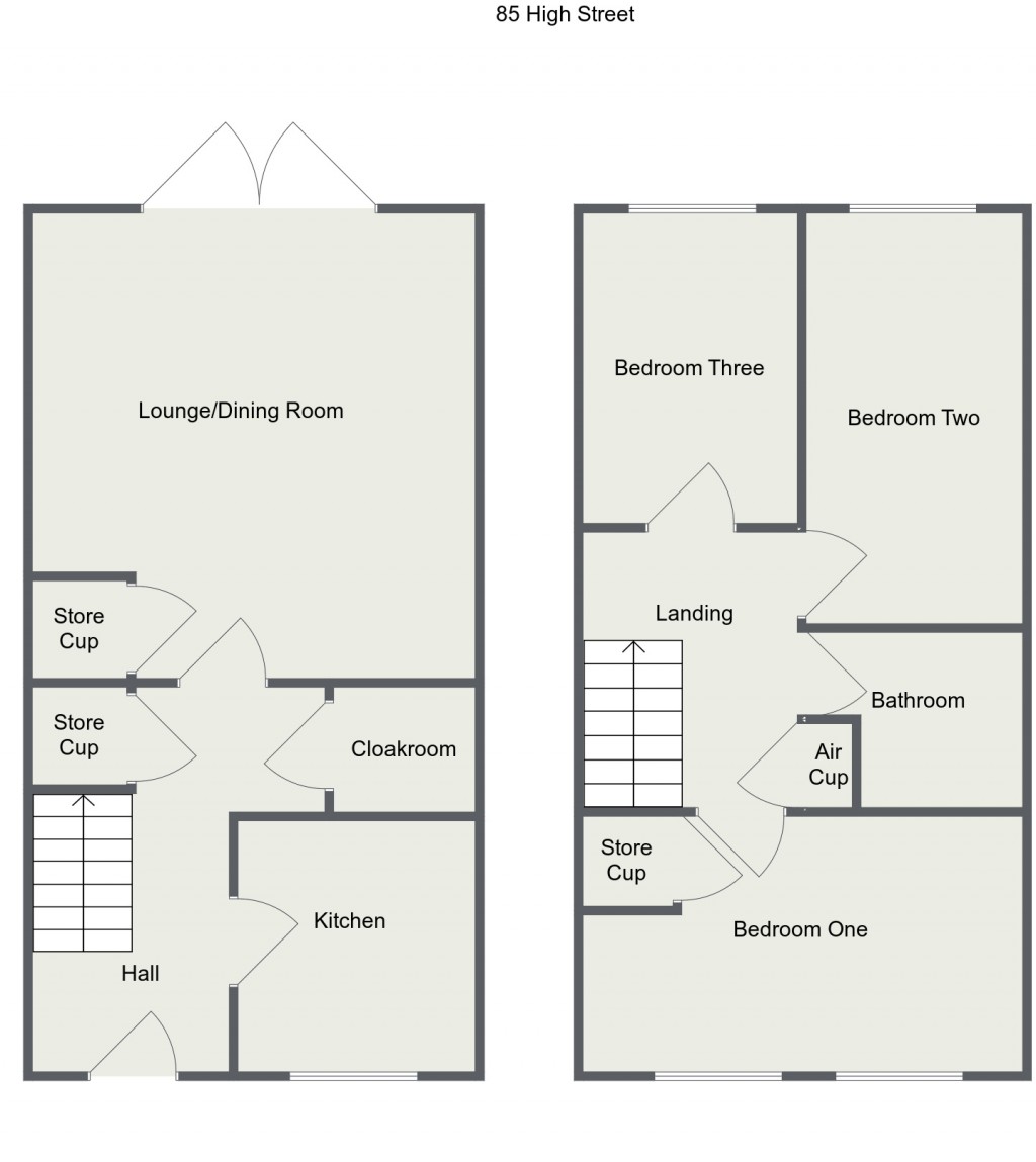 Floorplans For High Street, Flore