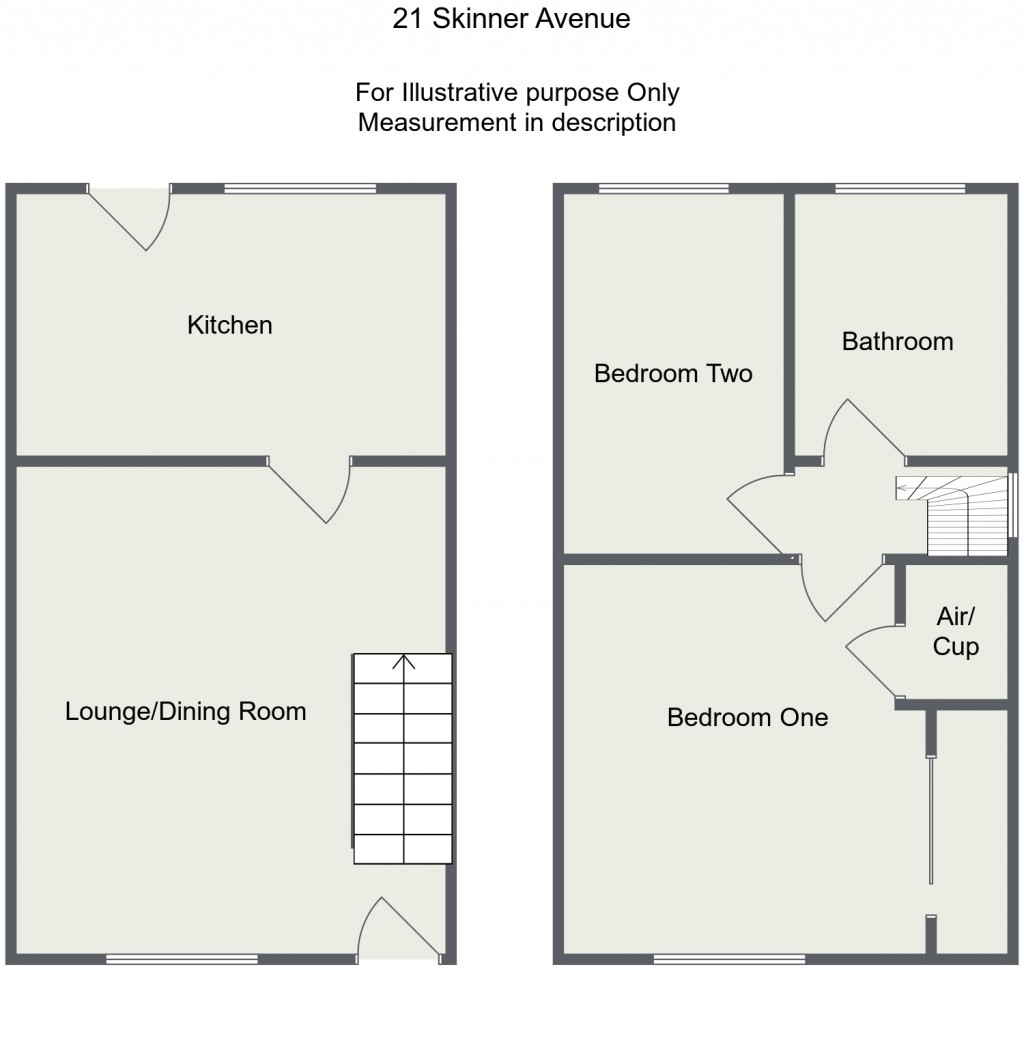 Floorplans For Skinner Avenue, Upton, Northampton