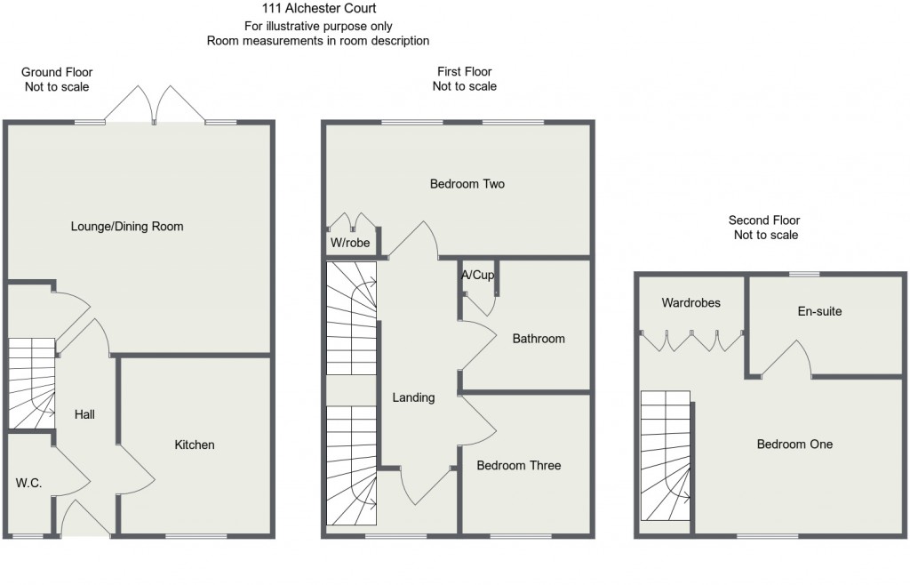 Floorplans For Alchester Court, Towcester