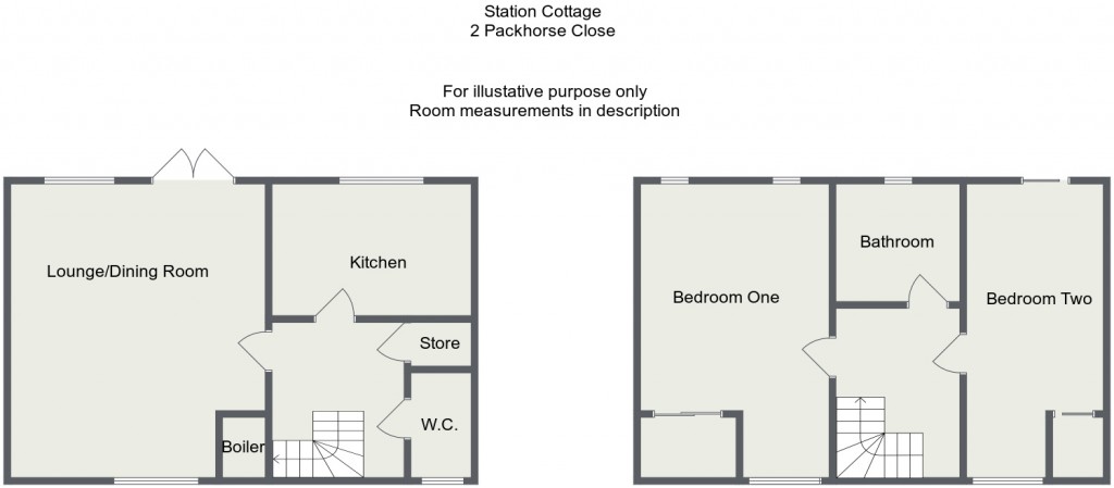 Floorplans For Packhorse Yard, 2 Packhorse Yard, Charwelton