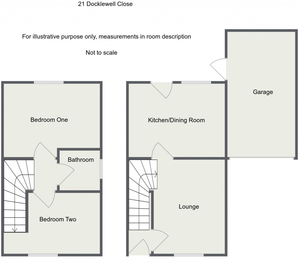 Floorplans For Docklewell Close, Towcester