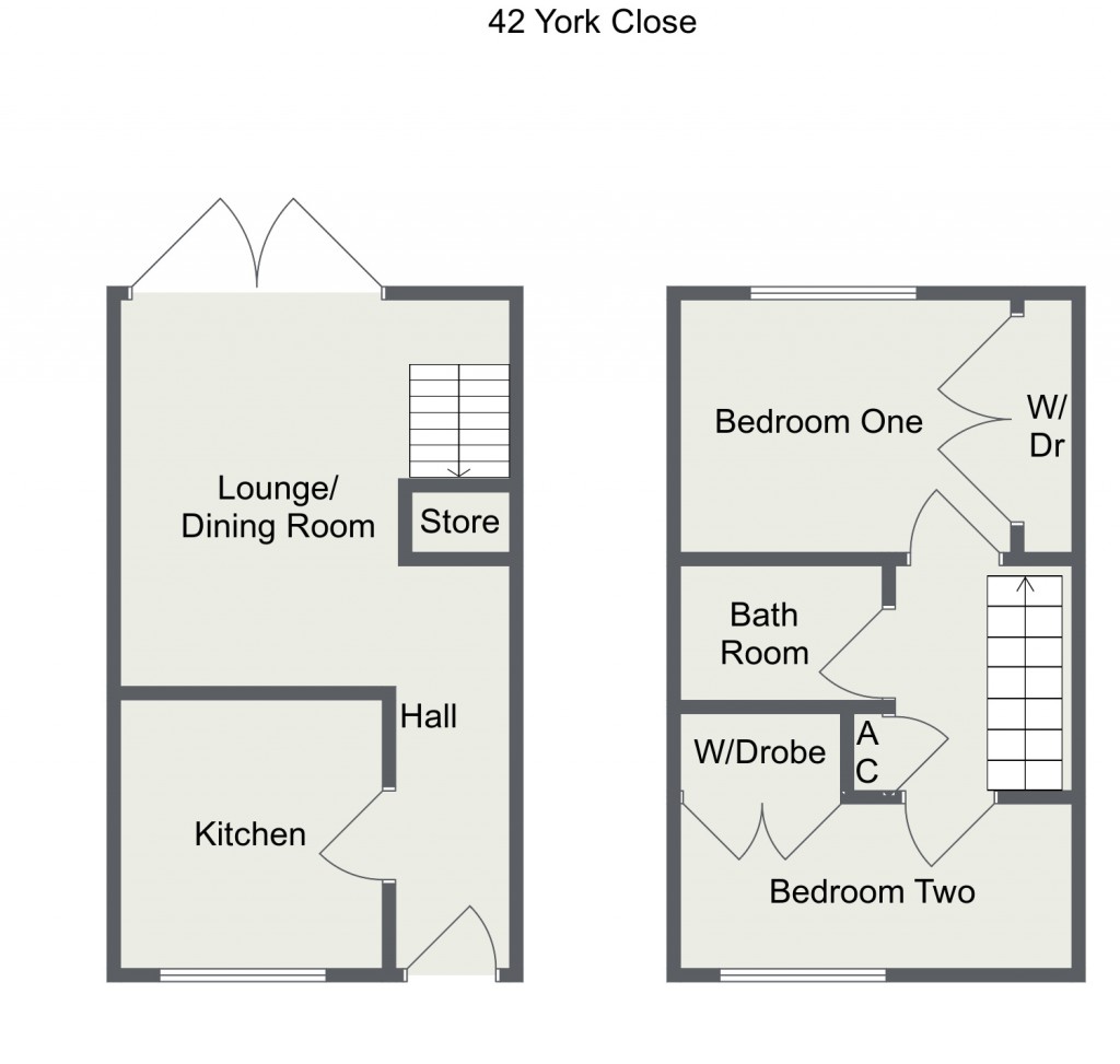 Floorplans For York Close, Towcester
