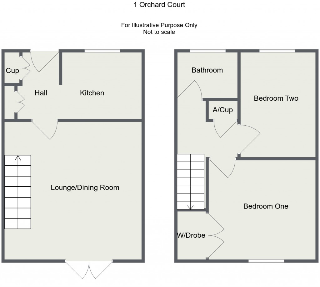 Floorplans For Orchard Court, Pattishall