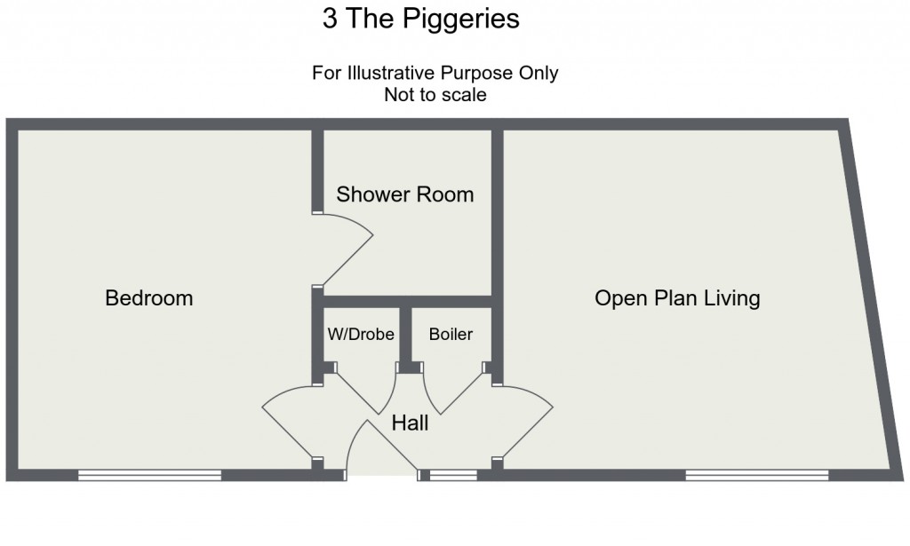 Floorplans For The Piggeries, Mill Lane, Westbury, Brackley