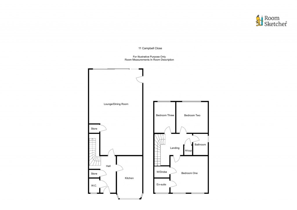 Floorplans For Campbell Close, Towcester